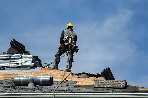 Professional Roofing technician working in Orcas, WA